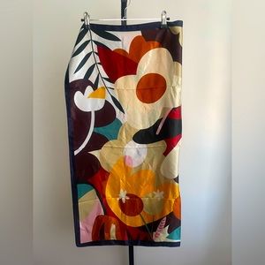 Multi Color Satin feel Scarf